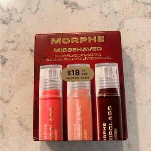 Morphe Misbehaved Mini Dripglass Lip Gloss Trio